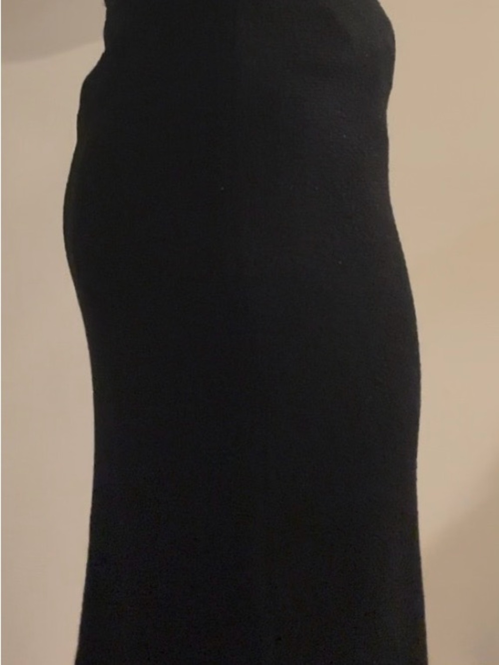 Classic Black Women's Knit Skirt